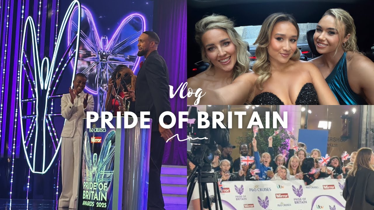 Come to PRIDE OF BRITAIN with me!!! 2025 VLOG