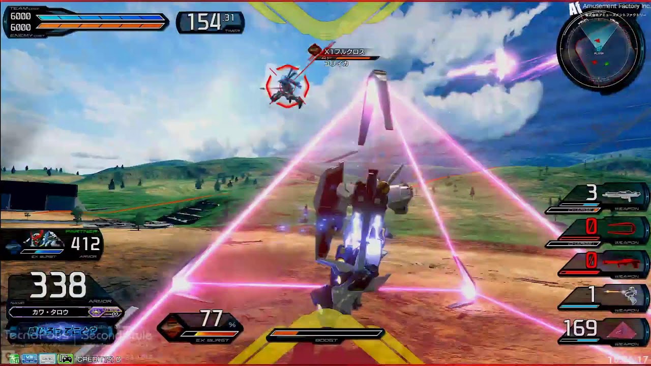 機動戦士ガンダム EXVS.2 インフィニットブースト 配信  #新潟 #長岡市 #ゲームセンターテクノポリス