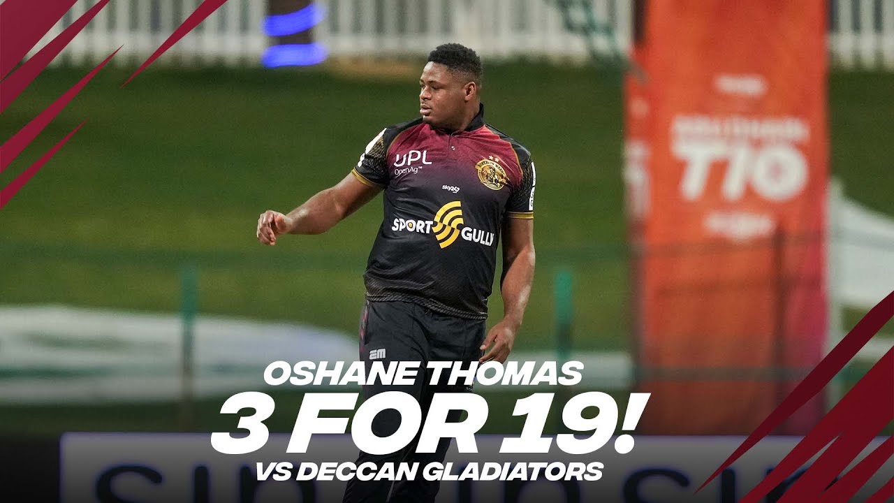 Oshane Thomas 3 - 19 vs Deccan Gladiators | Day 10 | Player Highlights