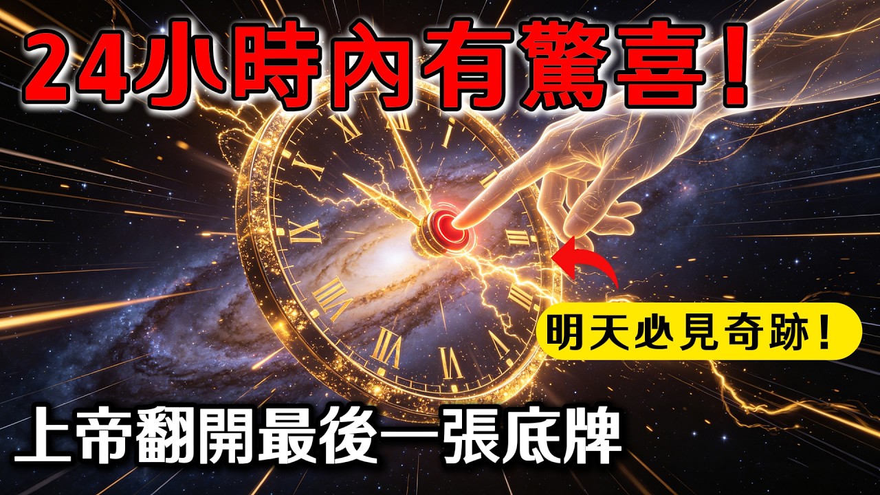 【緊急預警】上帝已按鈕！未來24小時內，天選之人將見證夢想奇跡落地，福報加速回流，請在此刻接頭！