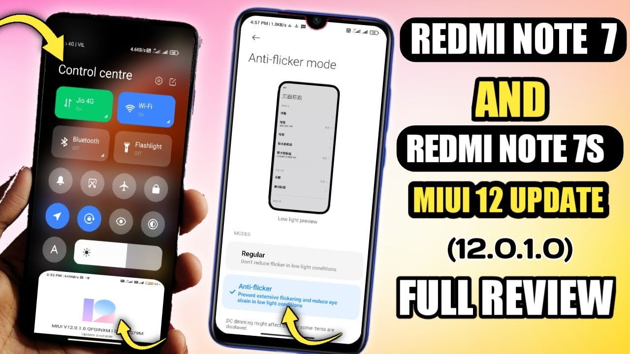 Полный обзор нового обновления MIUI 12.0.1.0 для Redmi Note 7 и 7s | Обновление MIUI 12 для Redmi...