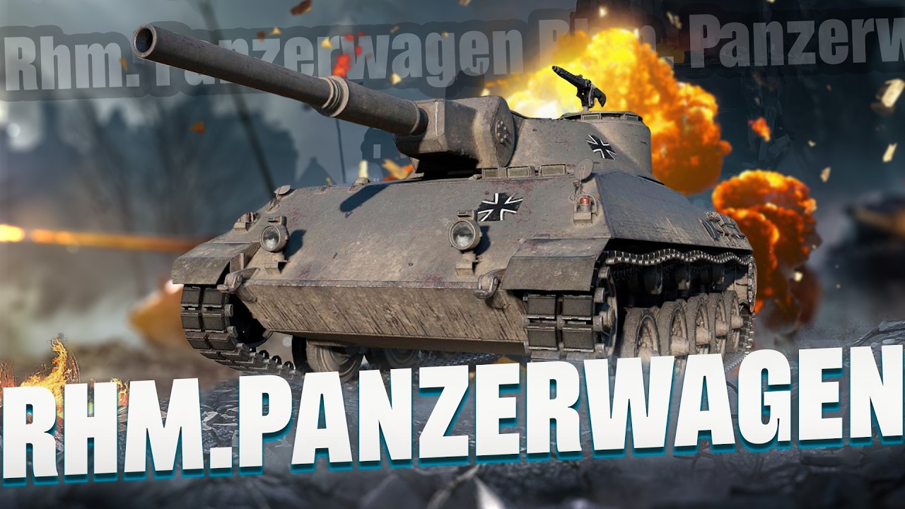 Rhm Panzerwagen - Покажу как светить, выживать и настреливать урон