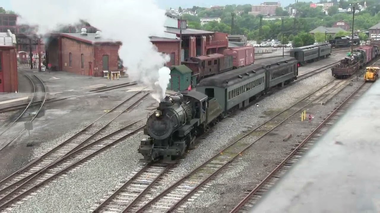 Baldwin 0-6-0 #26 at work at Steamtown, Scranton PA