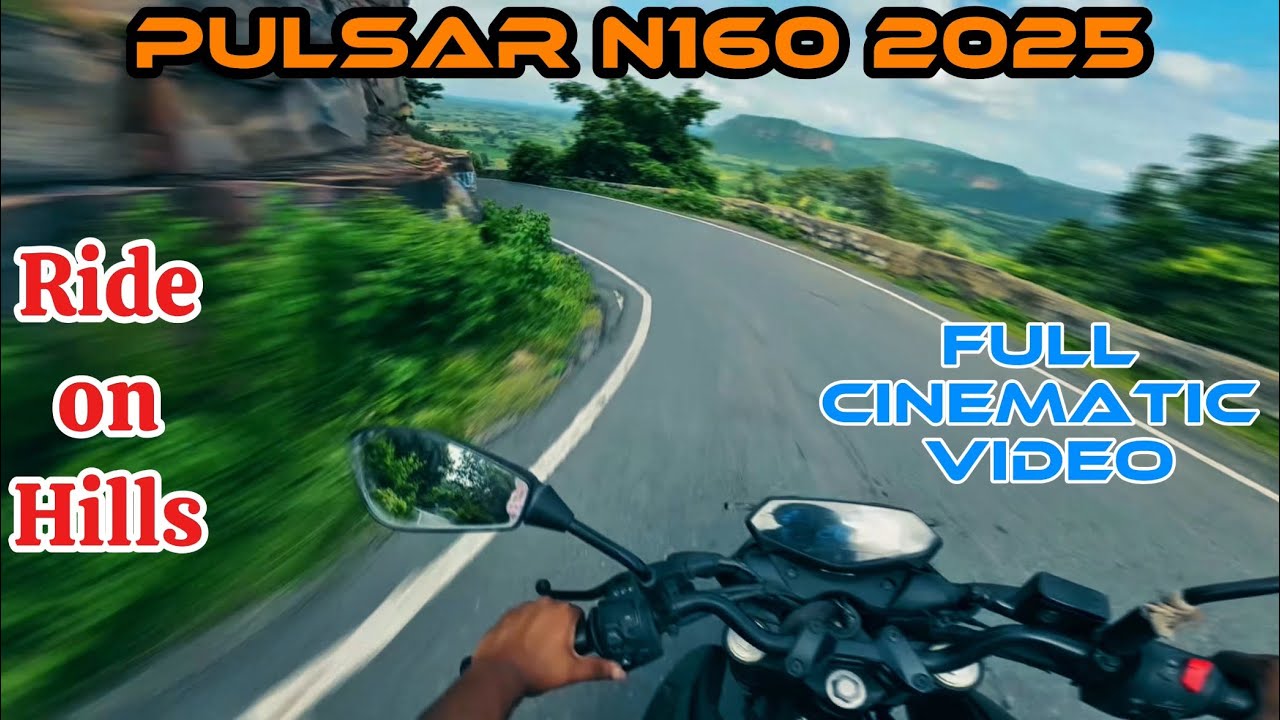 Pulsar N160 2025 Ride on Hills || #n160 #rider #motovlog #bikelover #hills #longride #bajaj #pulsar