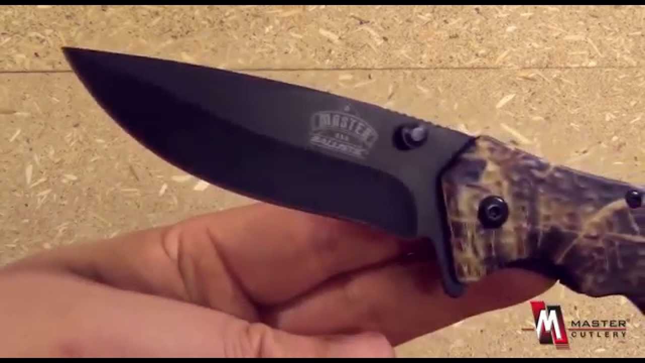 Master USA MU-A001BC Spring Assisted Tactical Knife Product Video