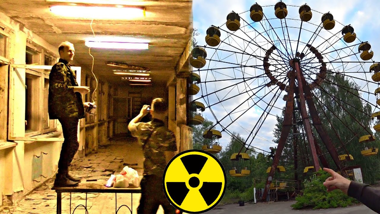 ✅Что осталось за кадром при Запуске Колеса Обозрения в Припяти ☢ Провожу свет в Припять 💡