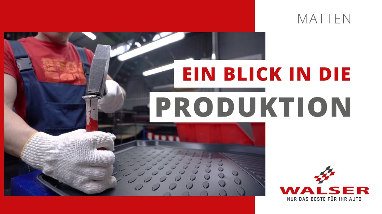 WALSER XTR Gummifu&szlig;matten - Ein Blick in die Produktion