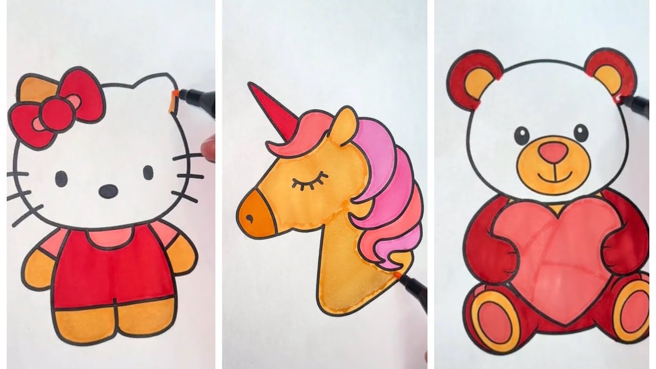 10 Minutes of ASMR Coloring Pt.2 🎨