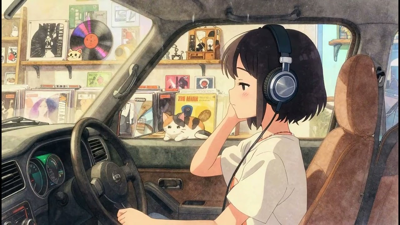 🌌 Late Night Drive | Mysterious Lo-fi Synth Beats for Relaxing & Studying