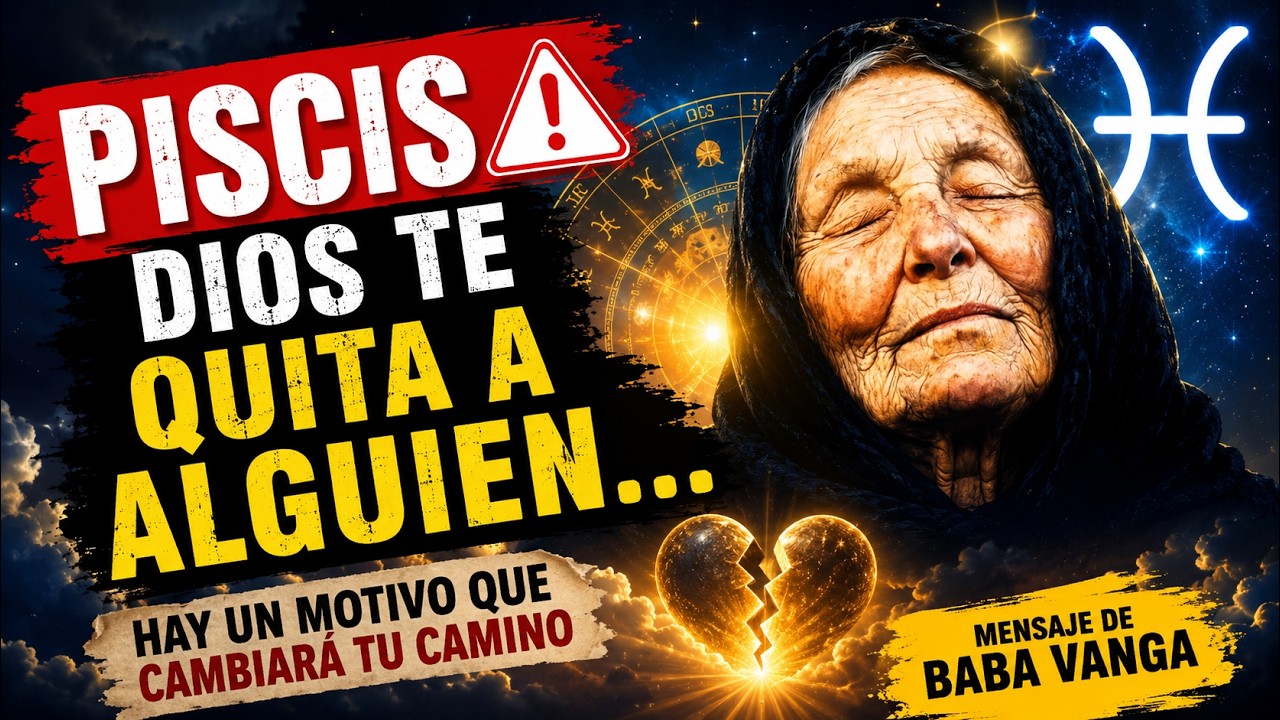 PISCIS⚡ ¡DIOS TE QUITA A ALGUIEN! 😢 EL VACÍO SERÁ ENORME… PERO VIENE UN MILAGRO