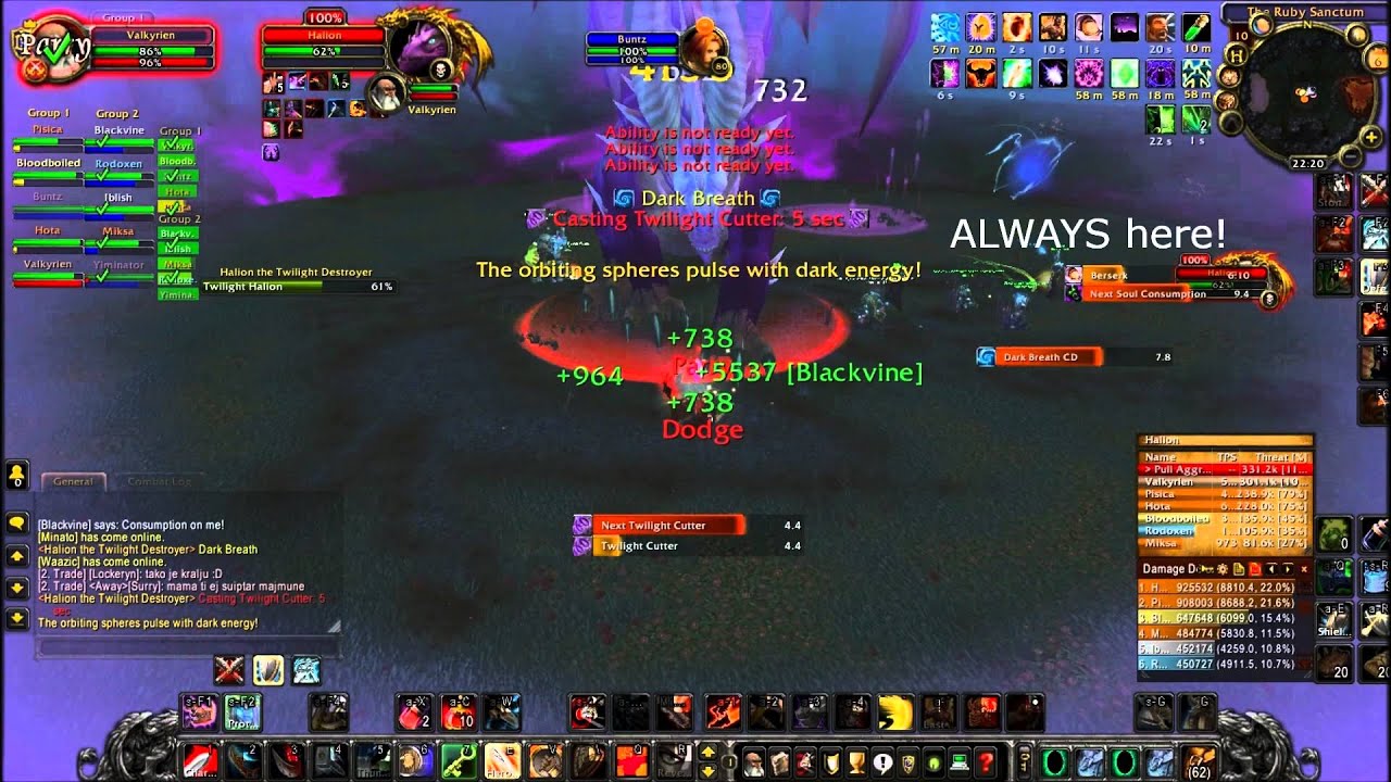 Halion 10 Tank PoV (Immortal Raid Guide)