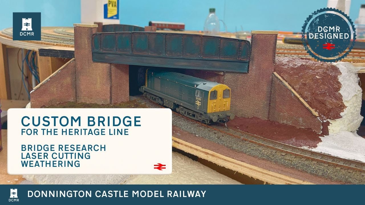 11 - Building a Custom Bridge for the Heritage Line at Donnington Castle Model Railway