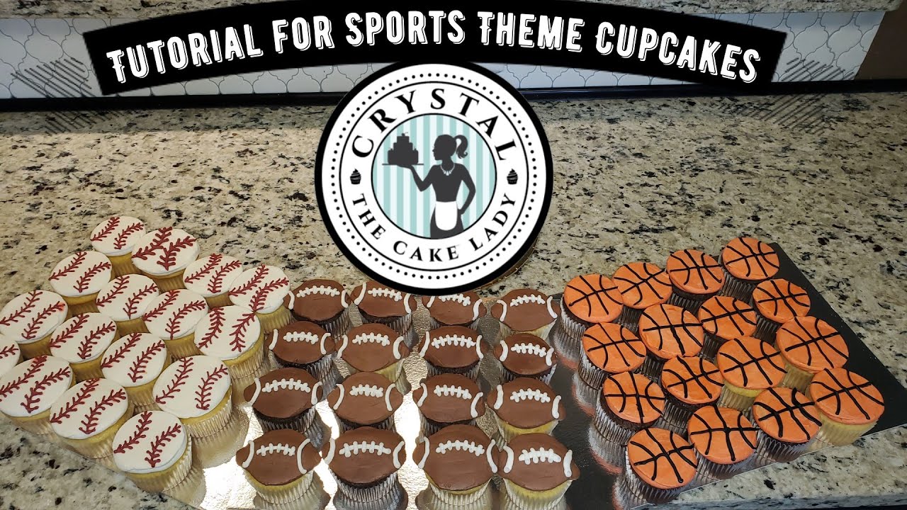 Simple Sports Ball Cupcake Tutorial