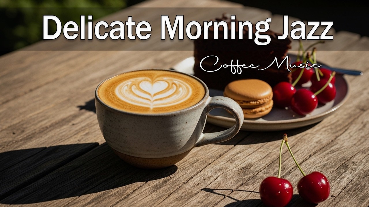 Delicate Morning Jazz 2026 ☕💝 Morning Cafe Jazz & Positive Bossa Nova Instrumental for Study, Work.