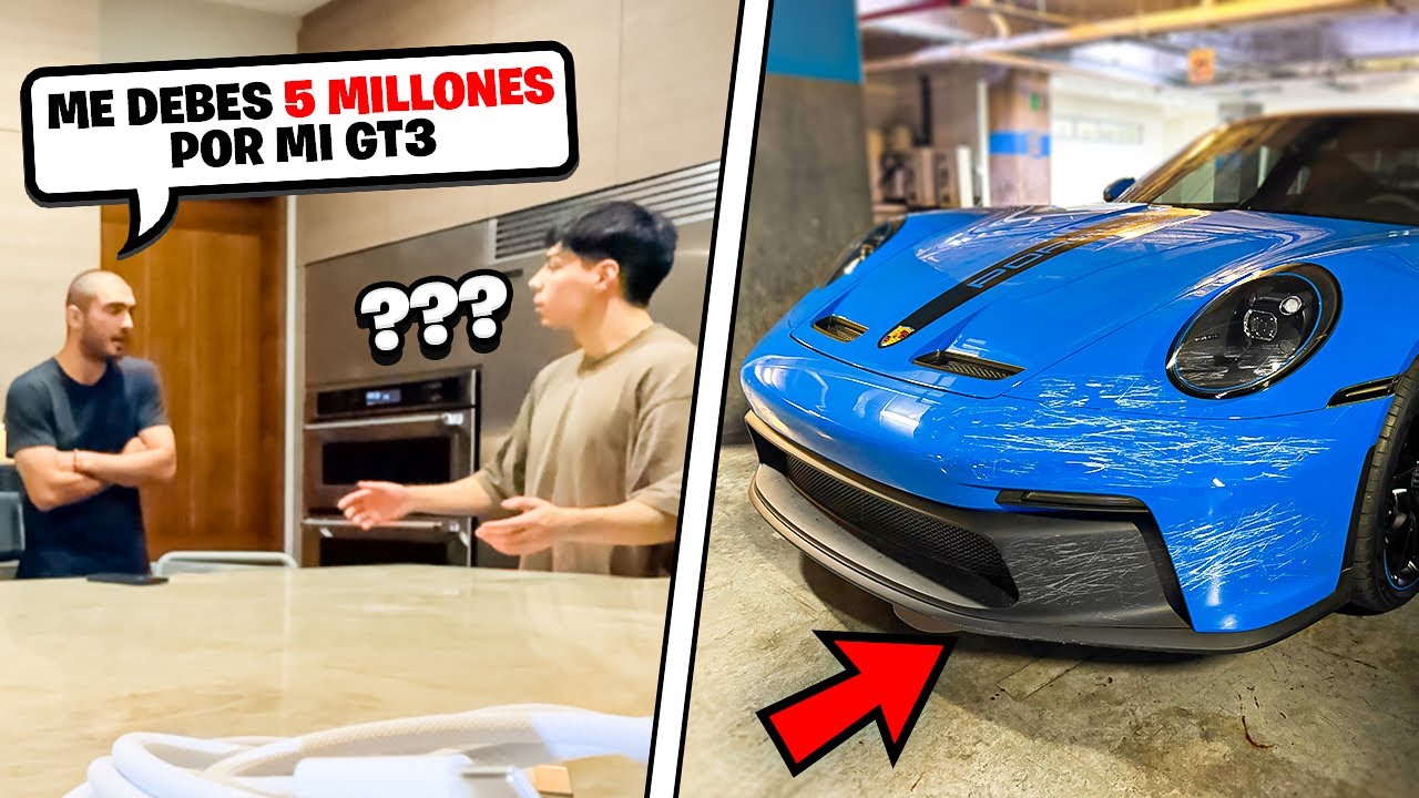 TUCKY ME DEMANDA POR CHOCAR EL PORSCHE GT3 Y SKYLINE Y DEBO PAGARLE 5 MILLONES DE PESOS - Yair17