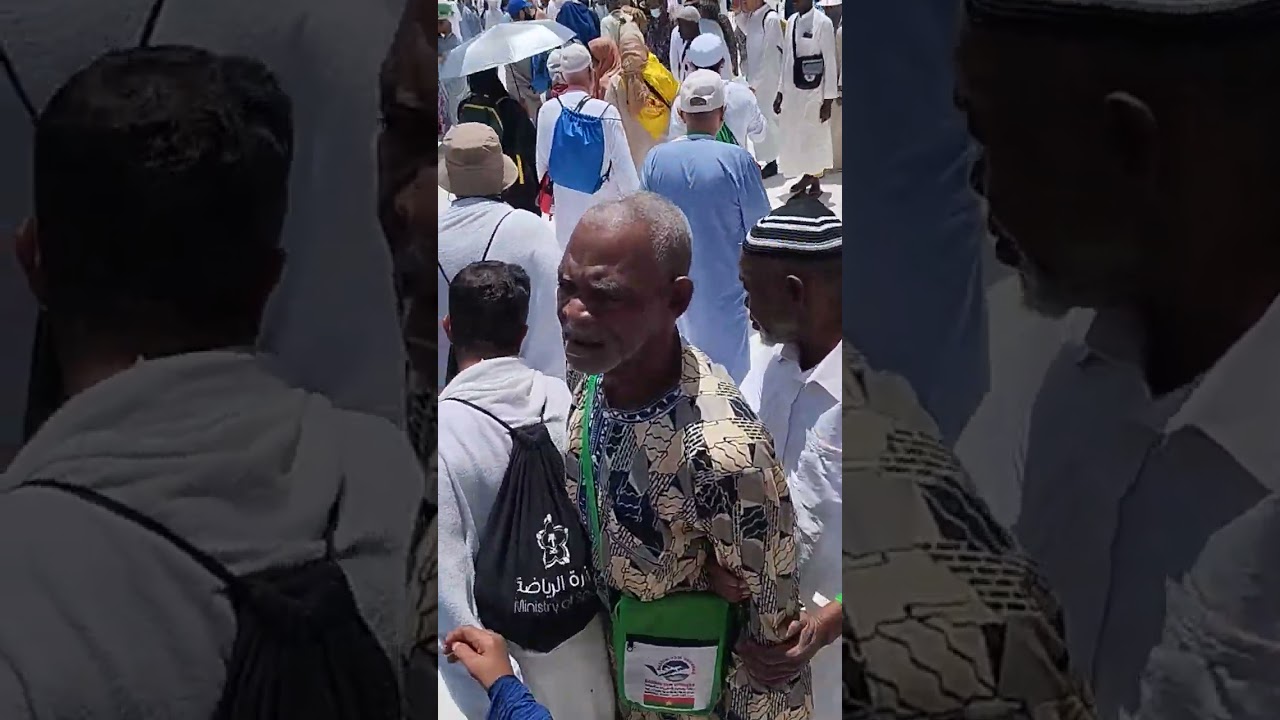Muslim Haji 2025. Perjalanan pulang dari Masjidil Haram ke Hotel Abraj al Tayseer Tuwa.
