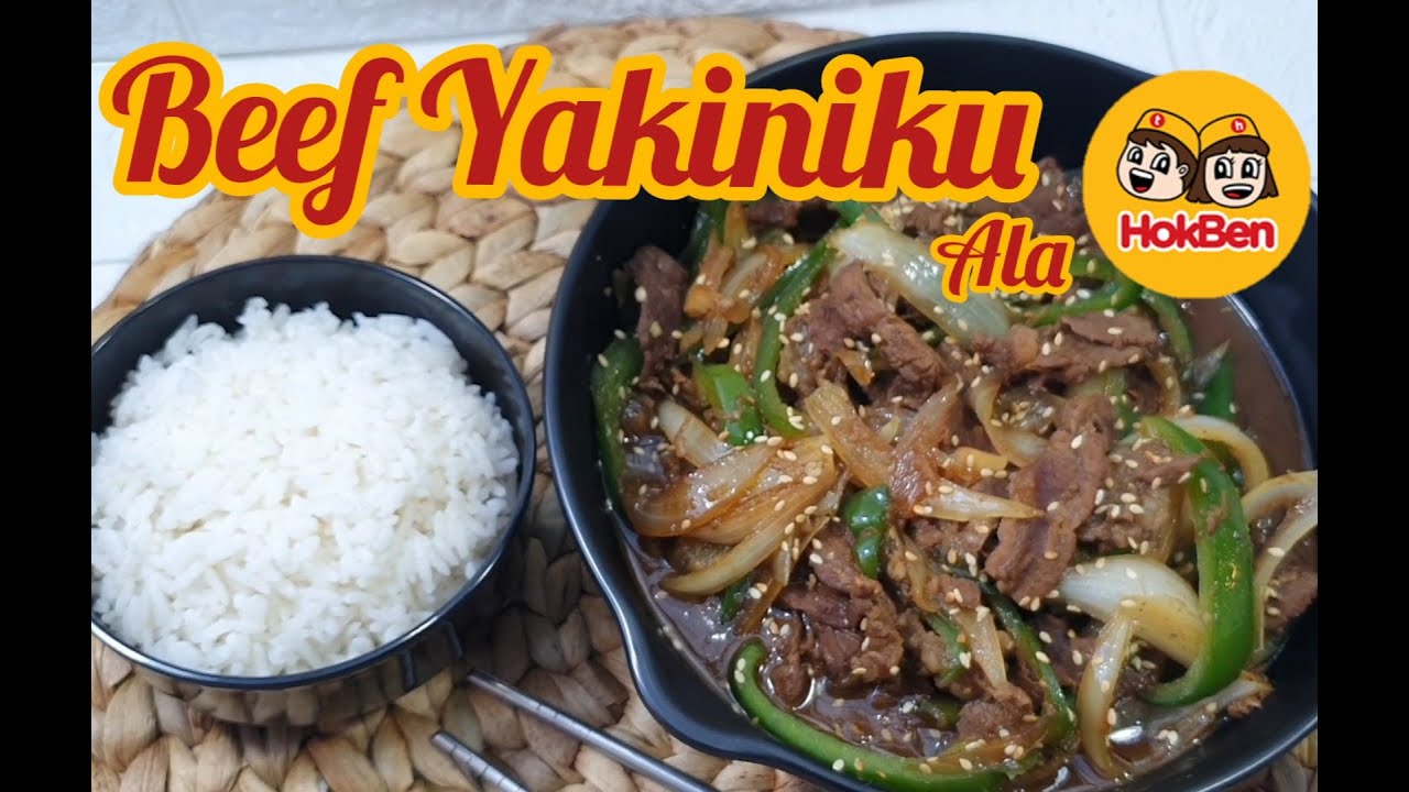 Beef Yakiniku ala Hokben | Resep Simpel dan Praktis untuk Sahur atau Berbuka Puasa