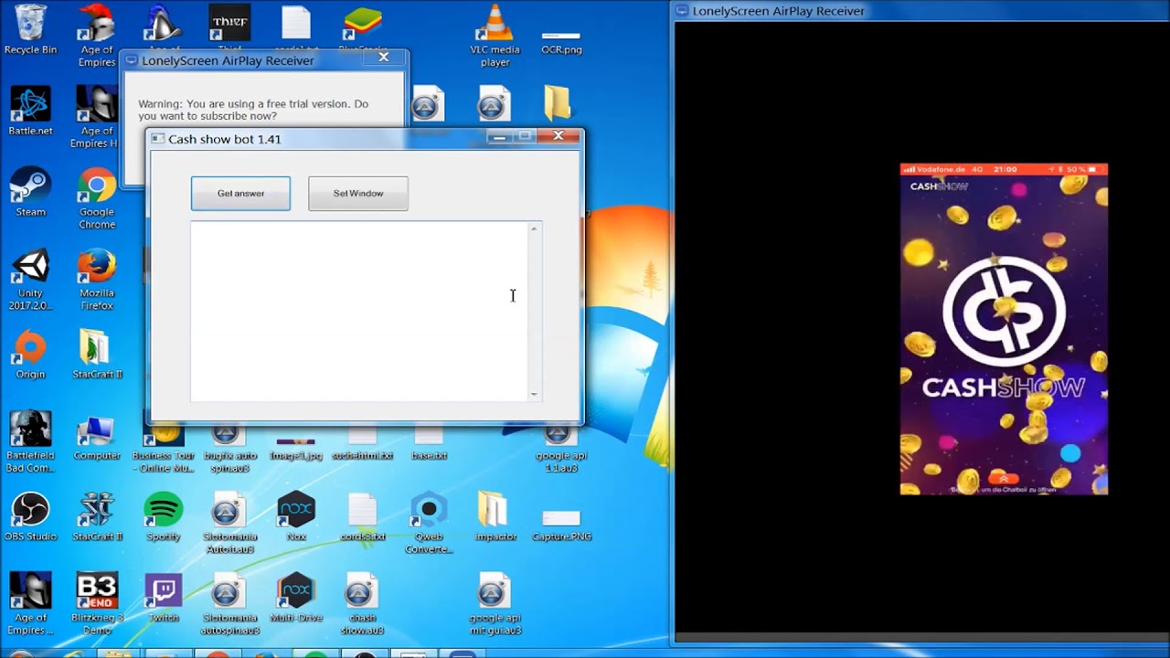 How to use Cash Show Bot 1.41