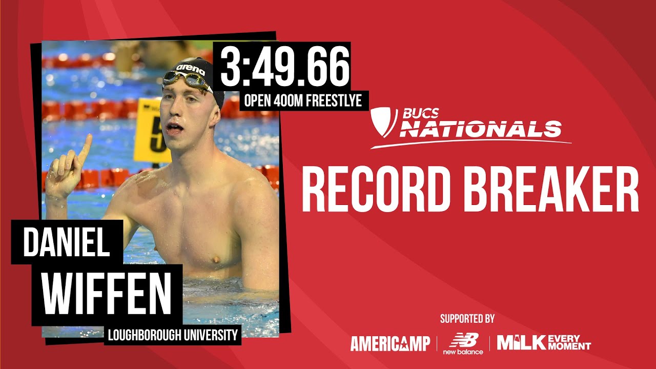 Daniel Wiffen Breaks 400m Freestyle BUCS Record