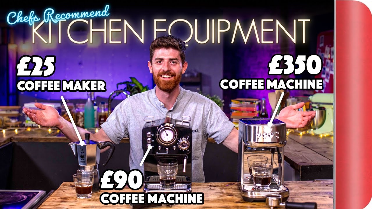 &pound;25 Coffee Maker OR &pound;350 Coffee Machine? | Chefs Recommend Kitchen Equipment Vol.3