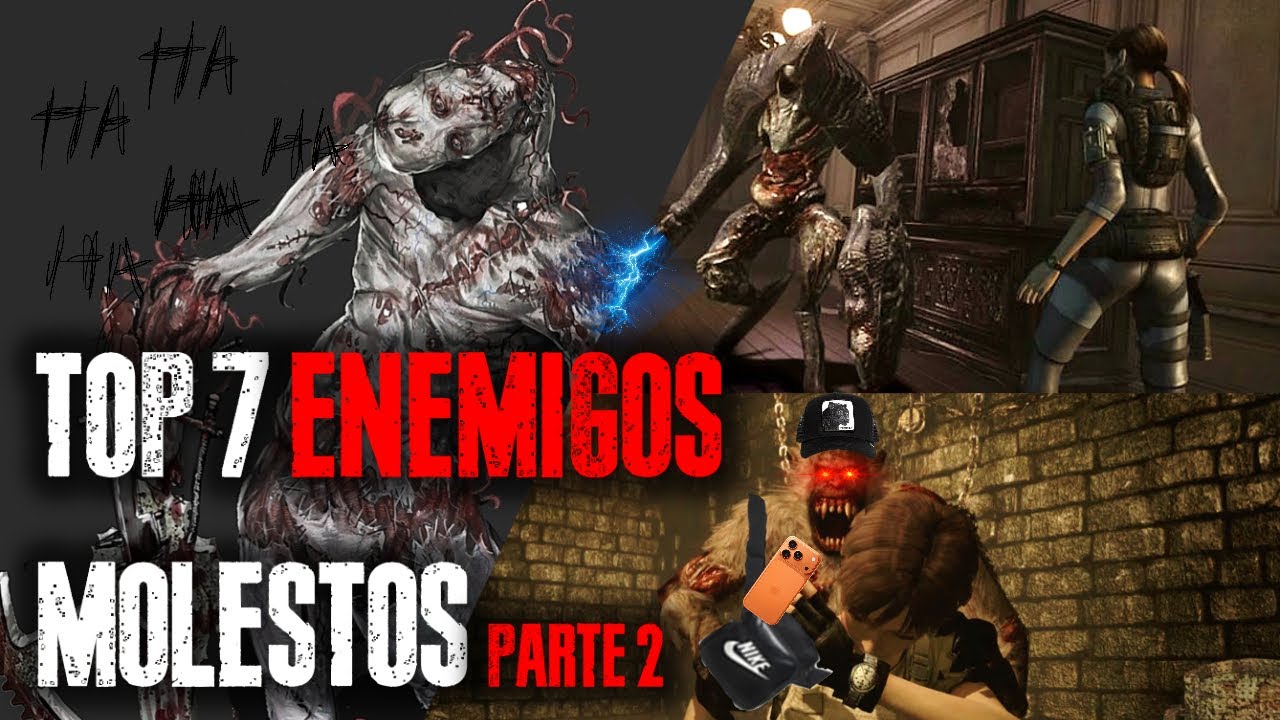 TOP 7 ENEMIGOS MOLESTOS PARTE 2 EN RESIDENT EVIL (1996-2025)