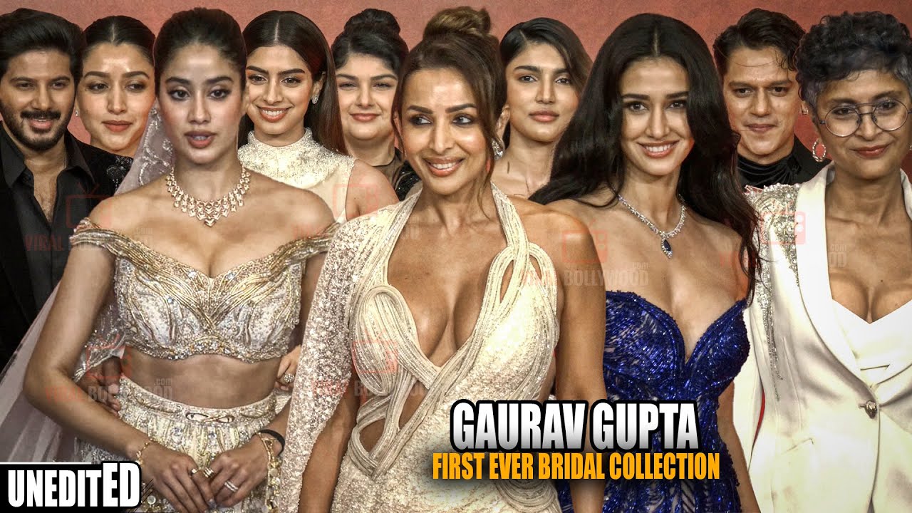 UNCUT | Gaurav Gupta First ever Bridal Couture collection in Mumbai | Star-studded Redcarpet