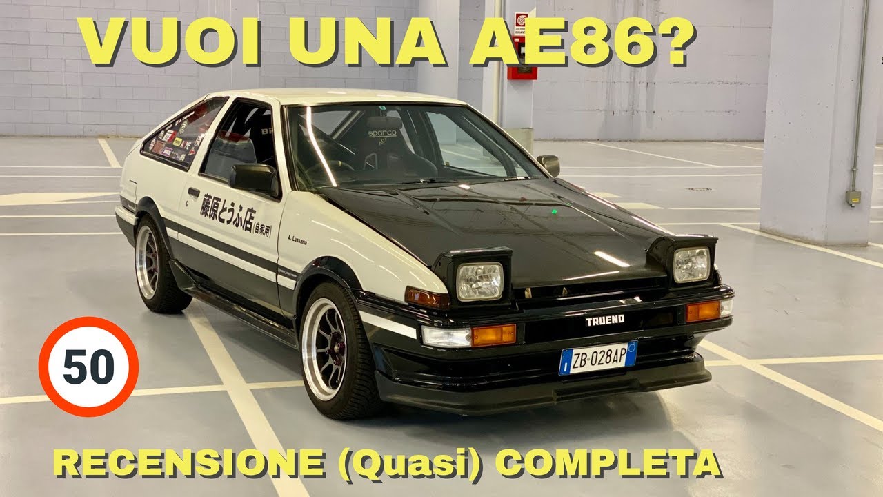 AE86 TRUENO RECENSIONE ITALIANA 4K
