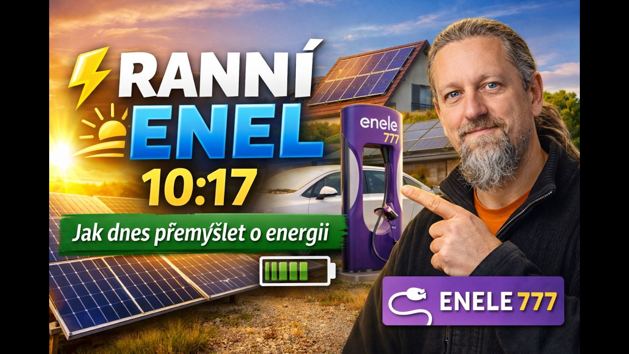 RANNÍ ENEL 14.2.- 10:17 | Jak dnes přemýšlet o energii (živě)