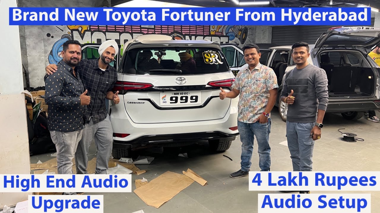 Toyota Fortuner Legender Audio Upgrade Rs 4 Lakhs | Toyota Fortuner From Hyderabad | Motor Concept