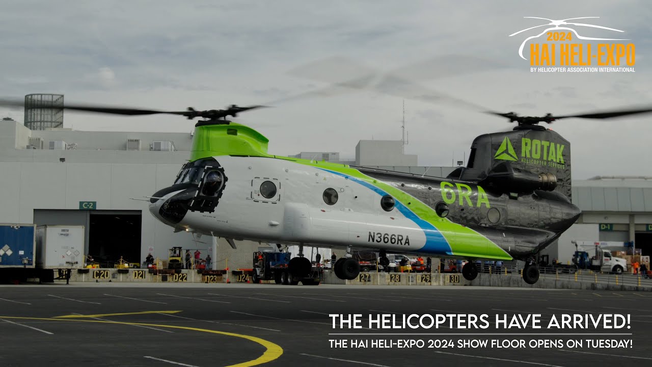 The Helicopters Have Arrived! Welcome to HAI HELI-EXPO 2024!