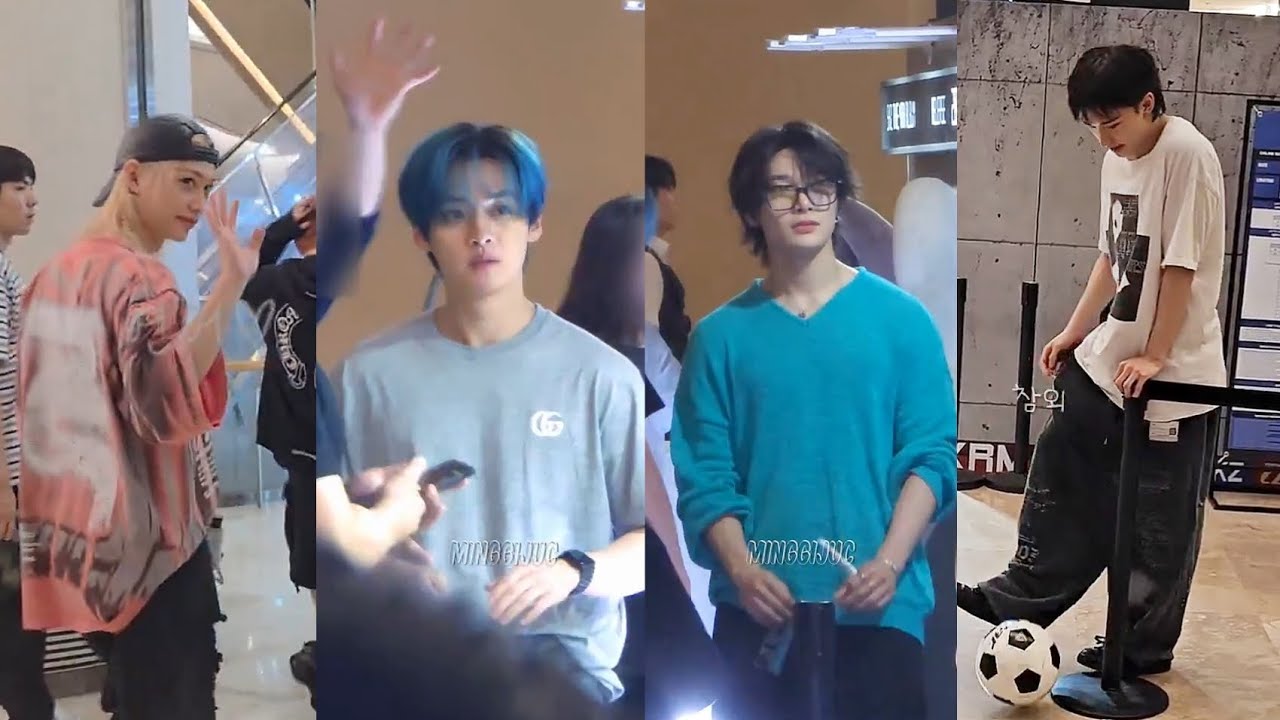 StrayKids Spotted At Karma Pop Up Store today