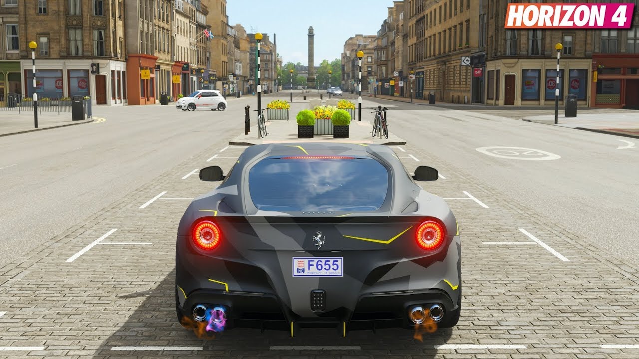 Forza Horizon 4 - Ferrari F12 Berlinetta GMK Livery | Gameplay