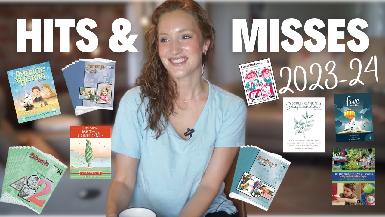 First and Second Grade Homeschool Curriculum Hits and Misses from 2023-24