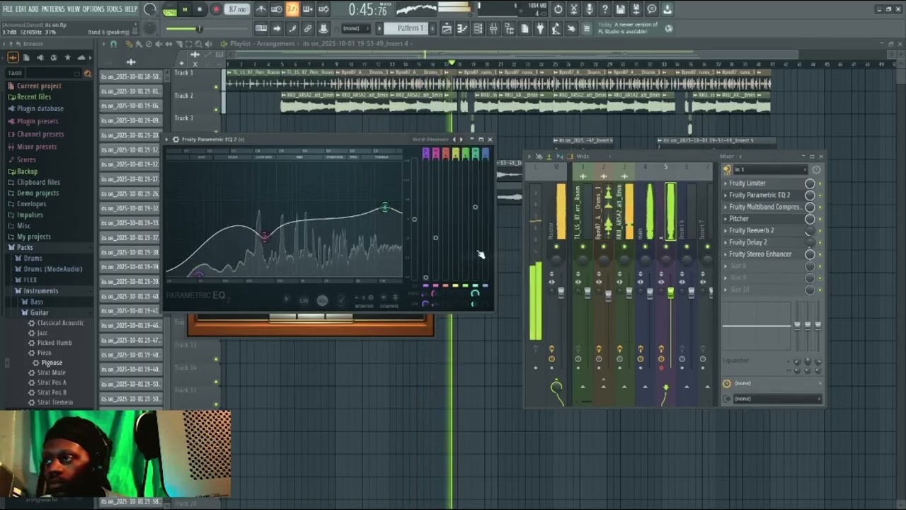 LIVE RECORDING RNB MUSIC AS A SELF TAUGHT PRODUCER