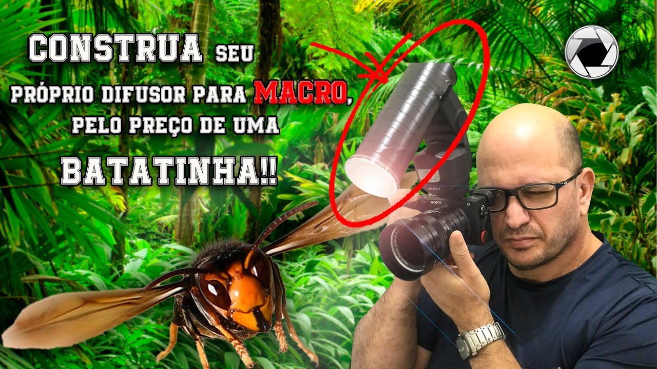 FAÇA SEU PRÓPRIO DIFUSOR PARA MACRO FOTOGRAFIA, PELO PREÇO DE UMA BATATINHA PRINGLES!