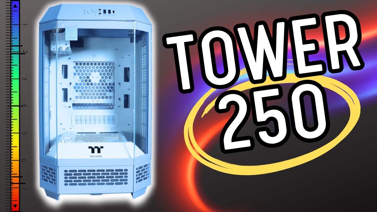 Tower 250 PC Gaming Case - An octagonal Mini-ITX case from Thermaltake - Hydrangea Blue