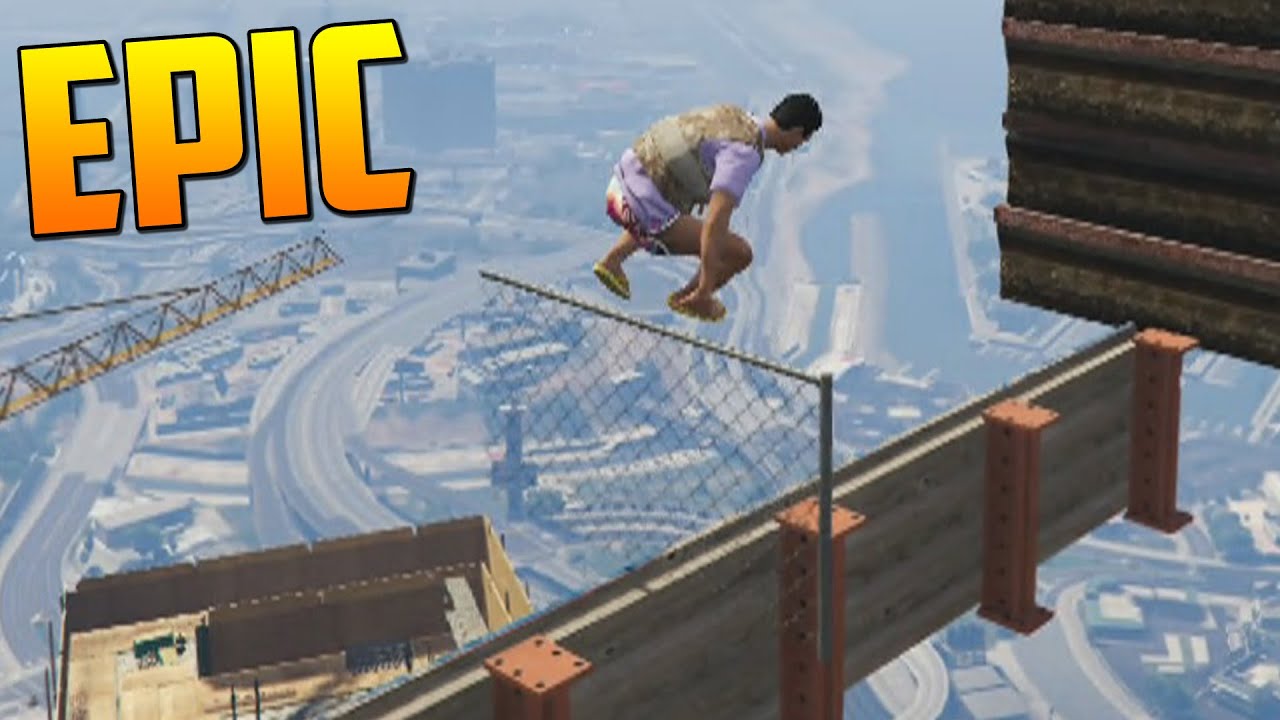 PARKOUR EXTREMO!! ME MATAN!! - Gameplay GTA 5 Online Funny Moments (Carrera GTA V PS4)