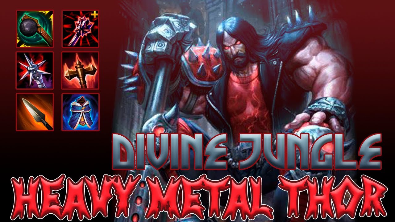 HEAVY METAL THOR - DIVINE JUNGLE - SMITE CONQUEST