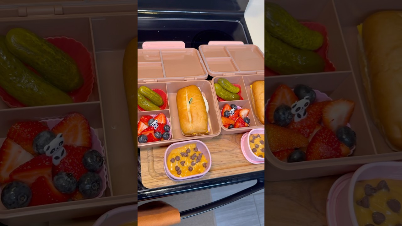 School lunch ideas for kids! #lunch #lunchbox #lunchboxideas #lunchboxrecipes #ytshorts #shortsviral