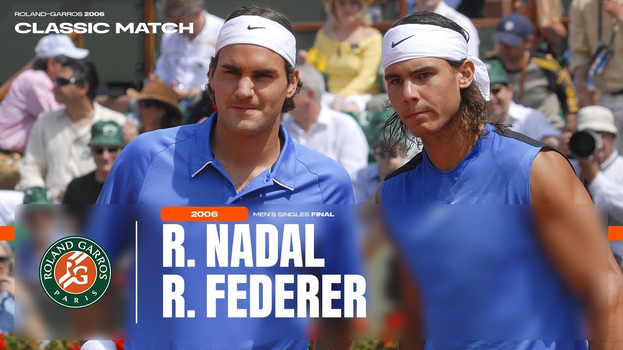Nadal vs Federer 2006 Men's final | Roland-Garros Classic Match