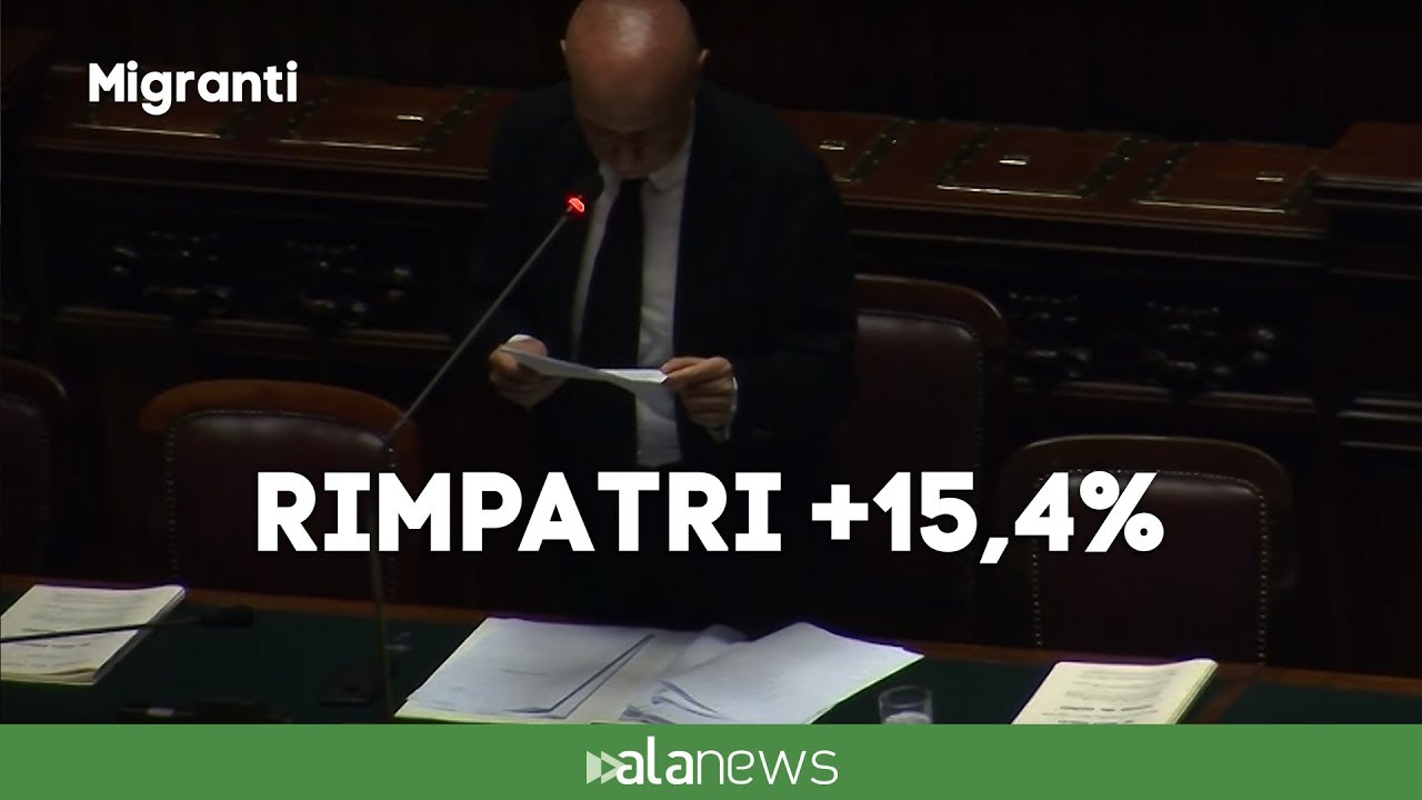 Migranti, Minniti:&rdquo;Da inizio anni rimpatri +15,4%&rdquo;