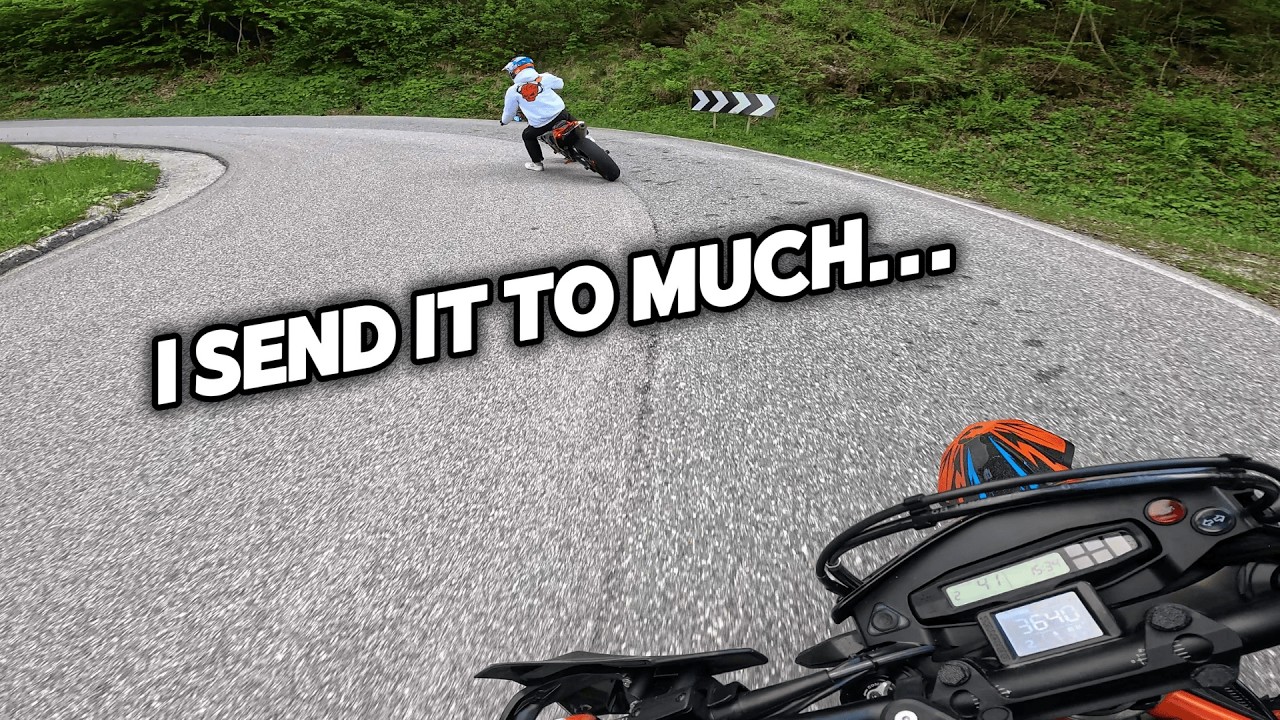 Full Send on Italy Roads! | KTM SMCR 690 vs EXC 450 | RAW SOUND