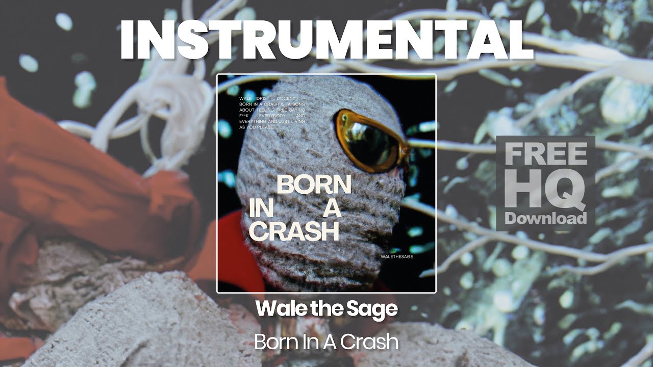RAP INSTRUMENTAL BEAT : Born In A Crash - Wale the Sage (HQ)