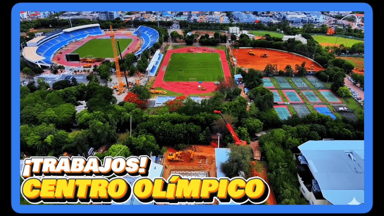 Juegos Centroamericanos, Trabajos en Centro Olimpico!
