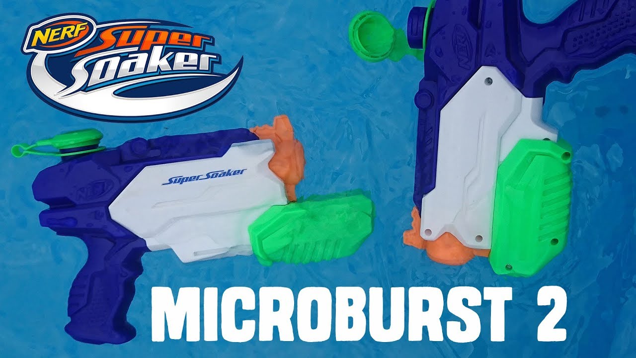 Nerf SuperSoaker microburst 2 водный бластер для веселого лета