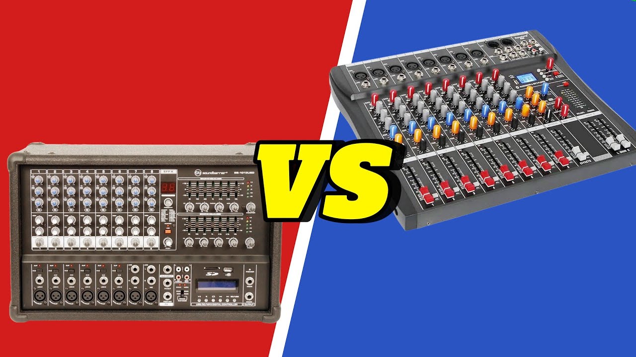 Diferencia entre Mezcladora Amplificada y No amplificada / Cuál me Conviene?