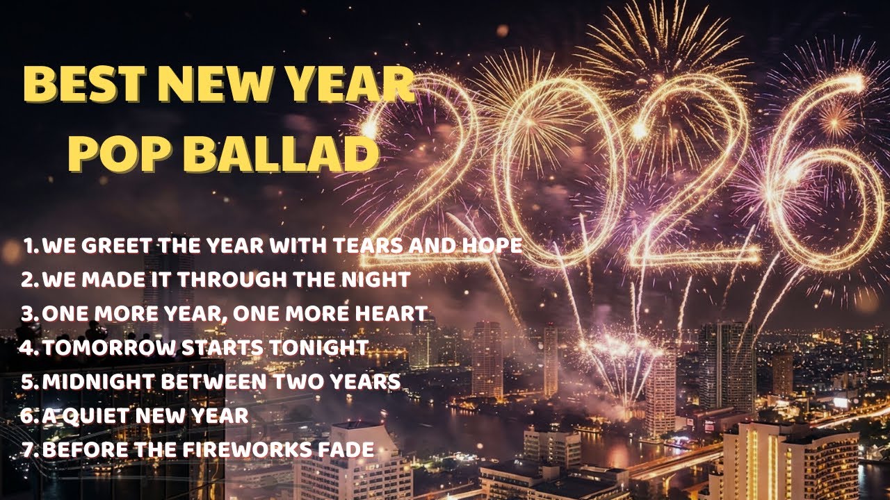New Year Songs Playlist 2026 🎆 | Emotional Pop Ballad UK US | Sad & Hopeful New Year Music