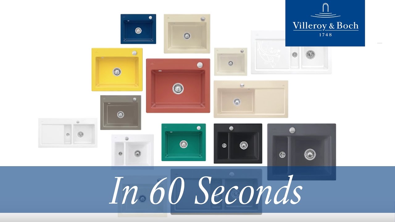 In 60 seconds: ceramic sinks | Villeroy & Boch