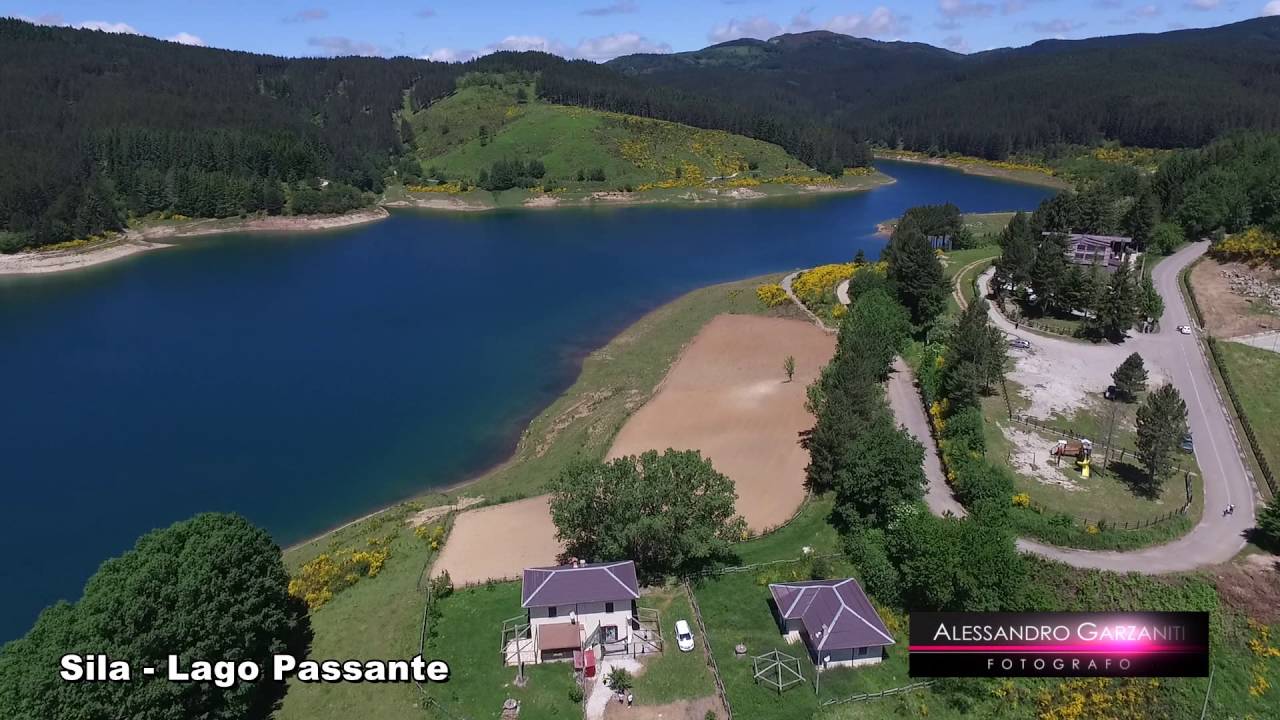 Aerial Drone Sila Lago Passante