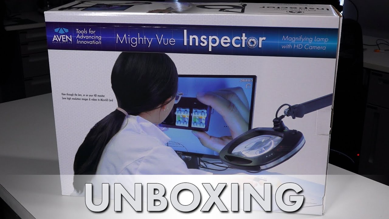 Unboxing: Mighty Vue Inspector Magnifying Lamp from Aven Tools